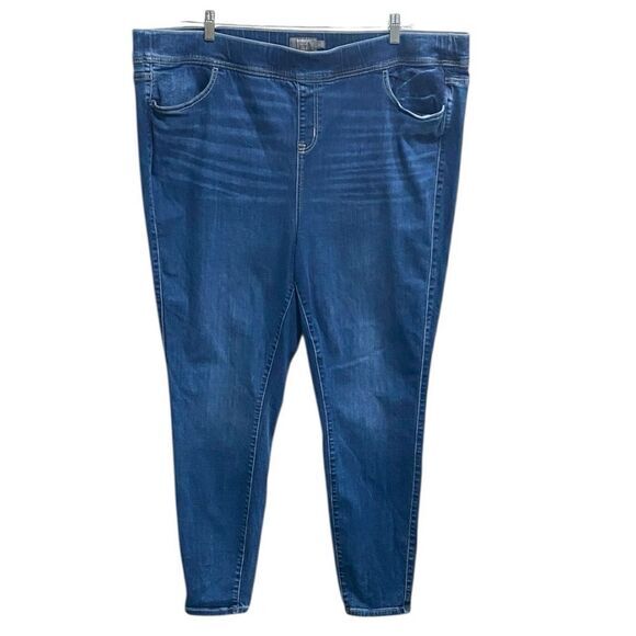 Torrid Lean Jean Jeggings Blue Stretch Denim Women’s‎ Plus 4T 26 Tall - Picture 1 of 11